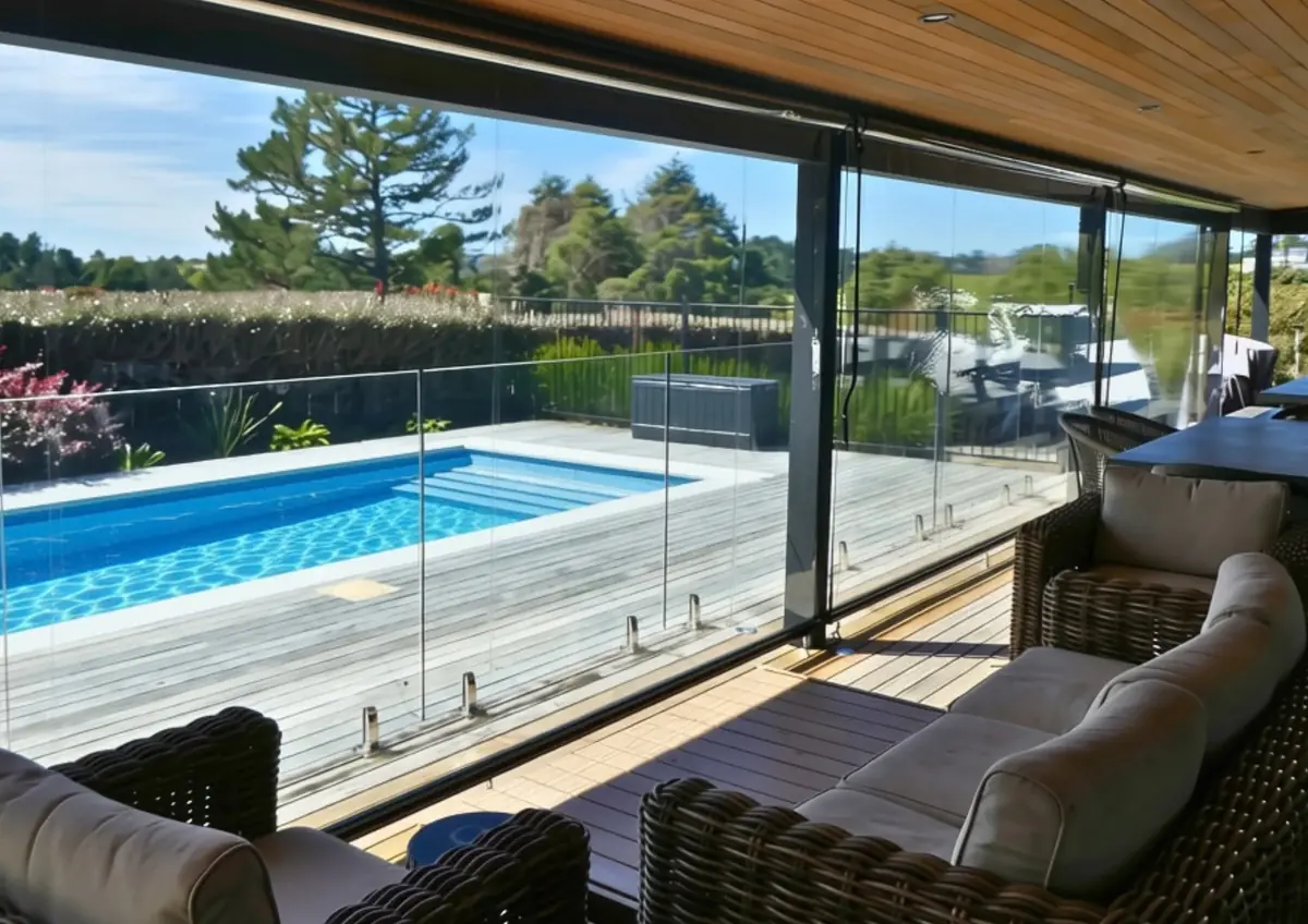 Made-to-measure outdoor blinds
